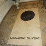 Die Grabstätte von Leonardo da Vinci im Schloss Amboise, Frankreich